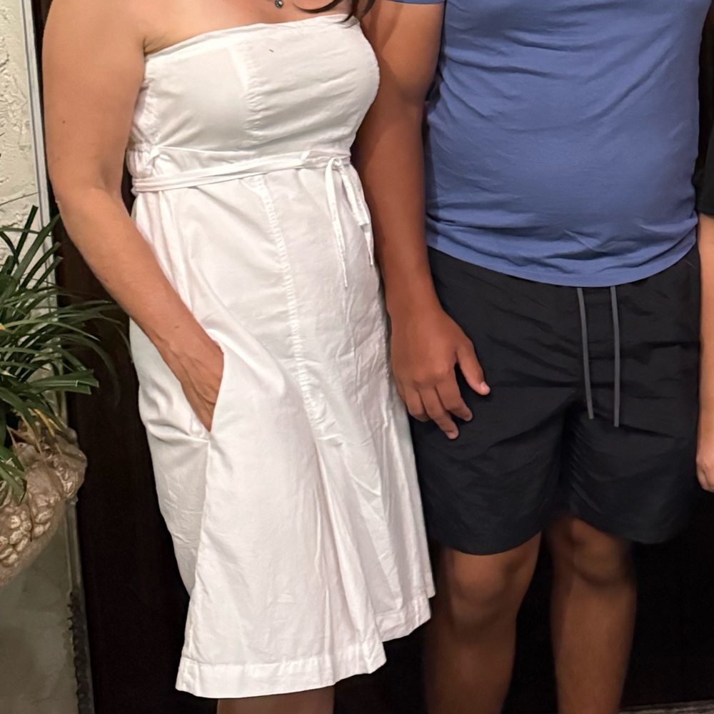 White Strapless Dress Manila Grace